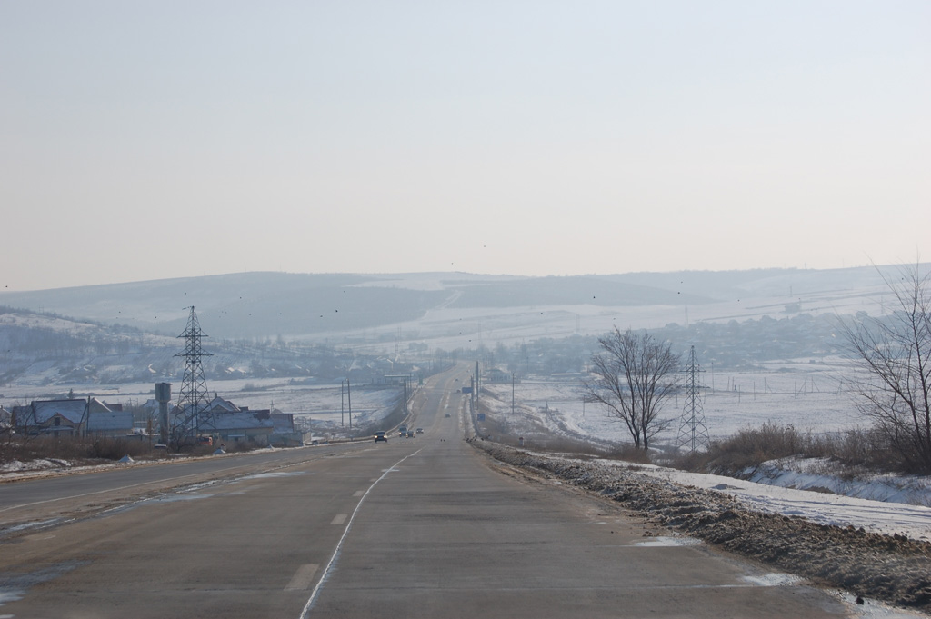 MD, Муниципалитет Chisinau, Satul Bacioi, Drumul National M3, Vedere spre satul Bacioi si Strasteni