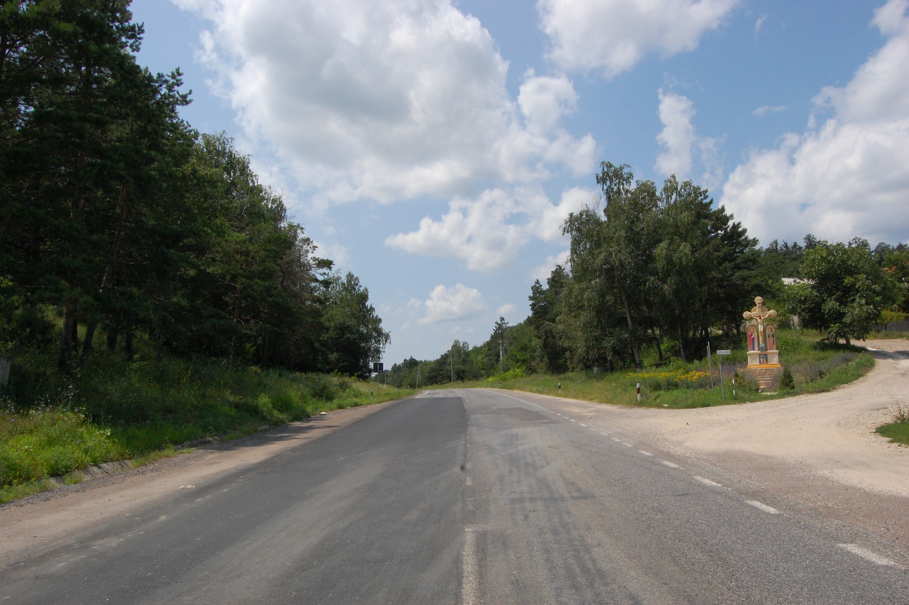 MD, Муниципалитет Chisinau, Satul Dumbrava, Drumul M1 Chisinau - Leuseni, la intrarea in satucul Alfa-Agro