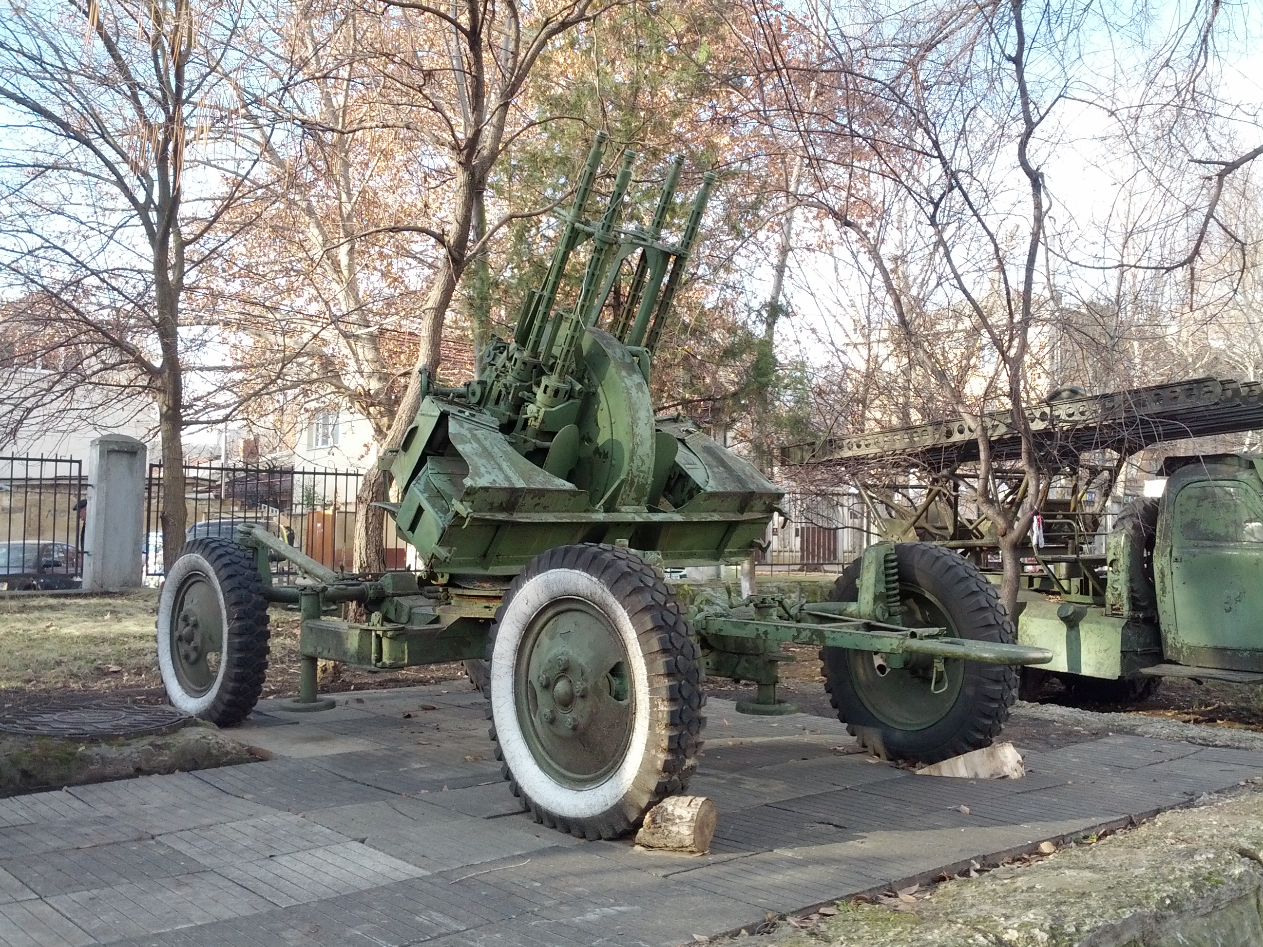 MD, Orasul Chisinau, Muzeul Militar, Mitraliera antiaeriana