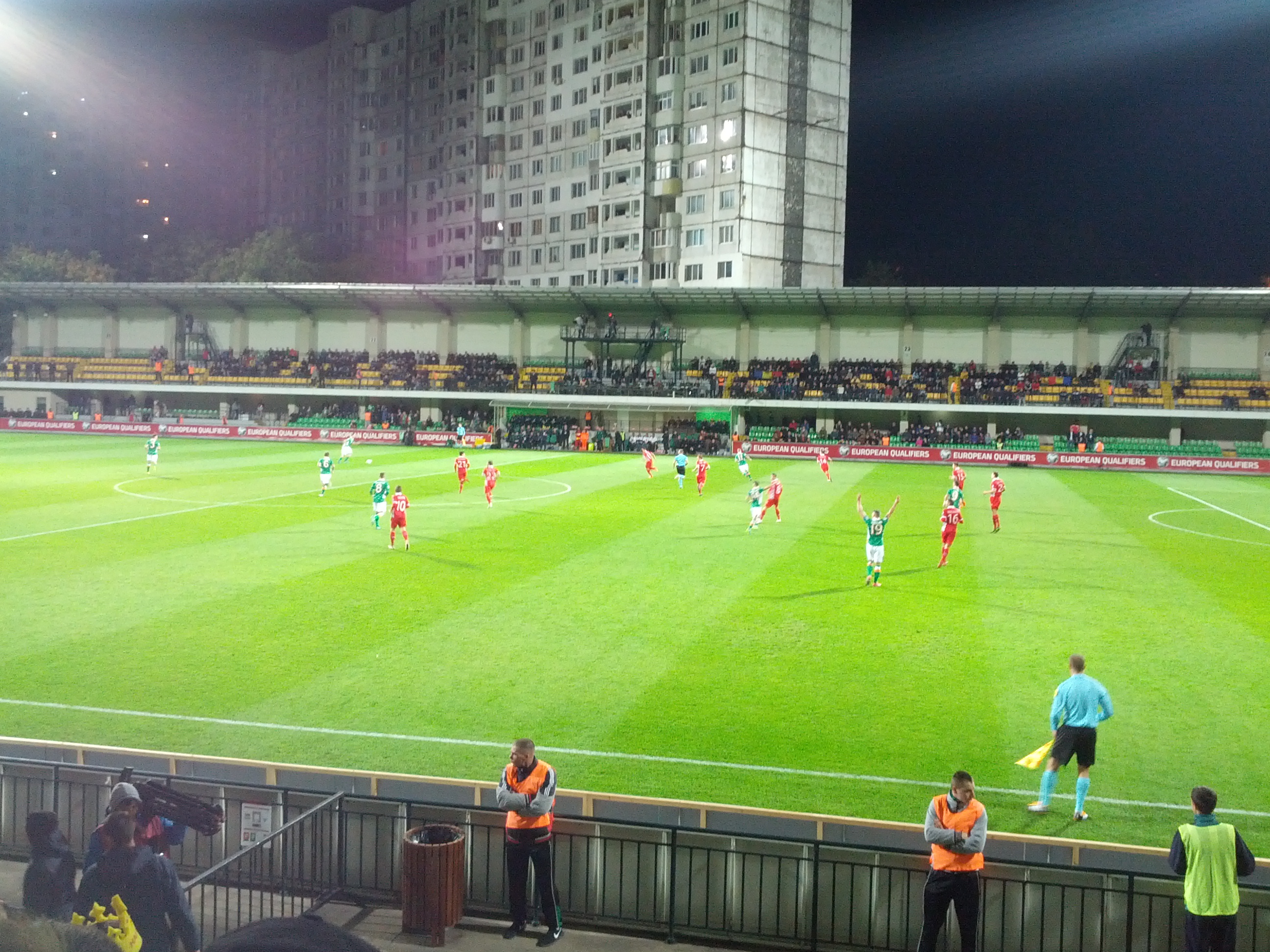 MD, Orasul Chisinau, Stadionul Zimbru, Meciul Moldova - Irlanda