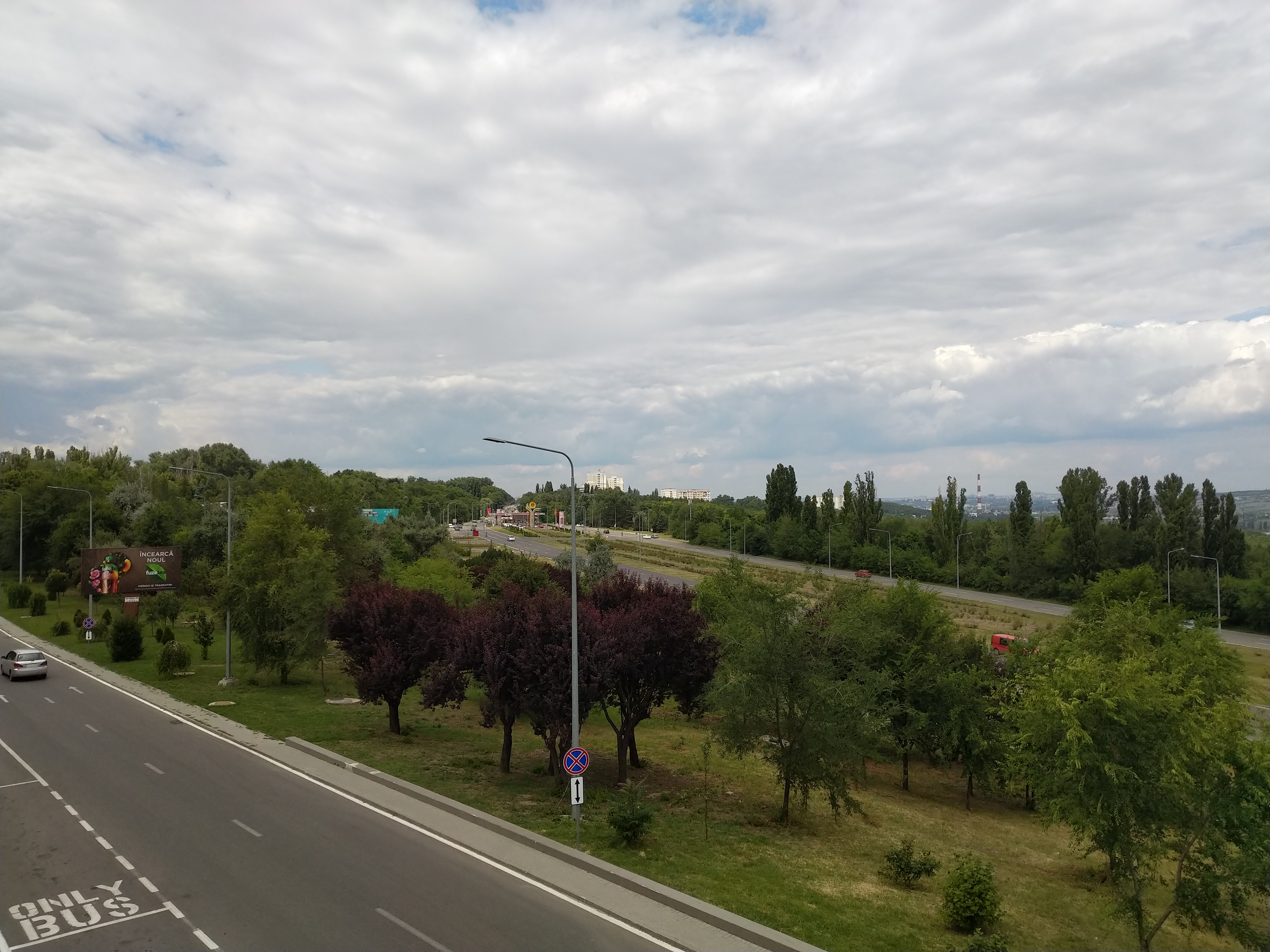 MD, Orasul Chisinau, Vedere spre Bulevardul Dacia