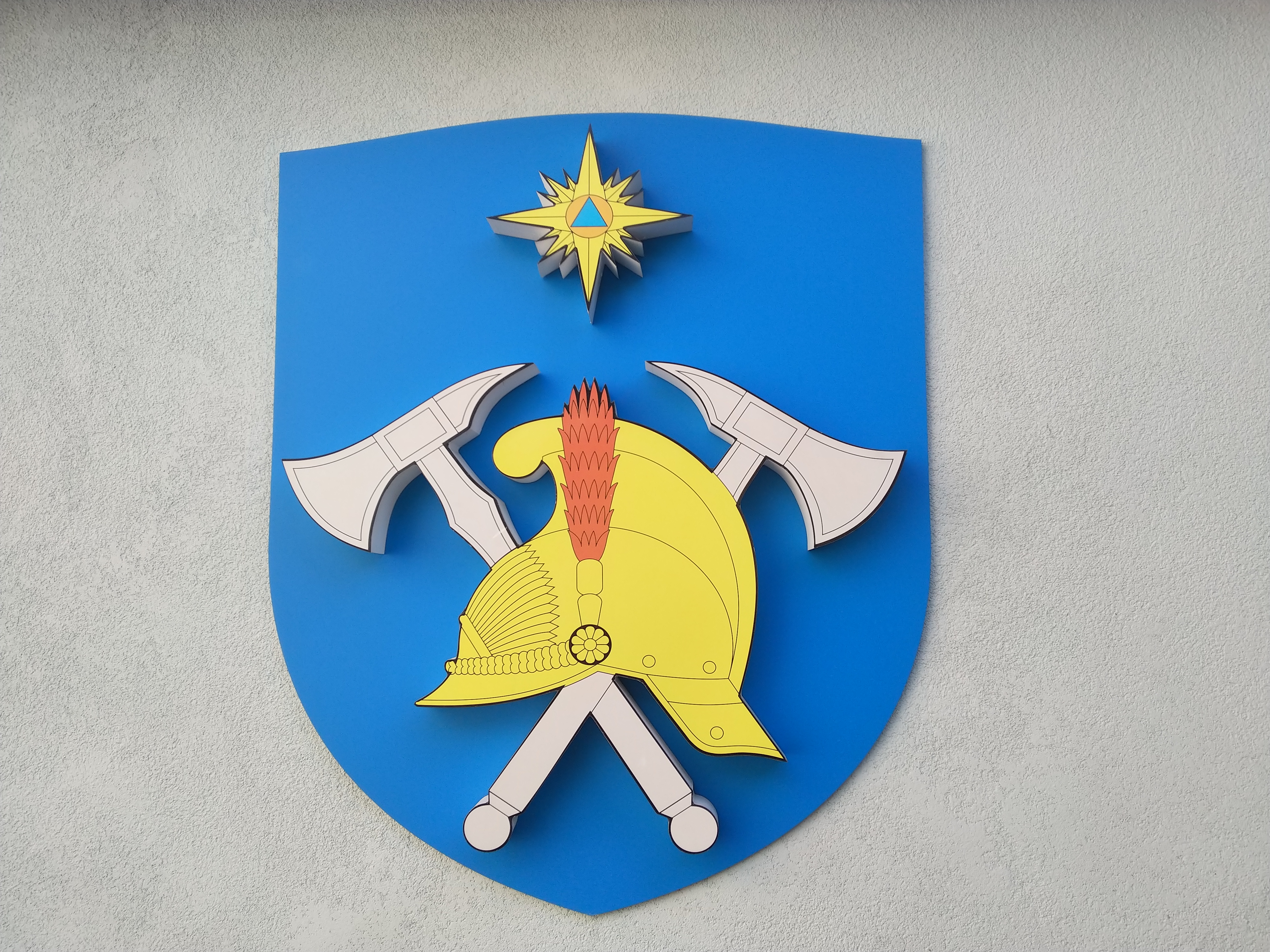 MD, Orasul Chişinău, Sigla, Logoul al Direcției Salvatori și Pompieri