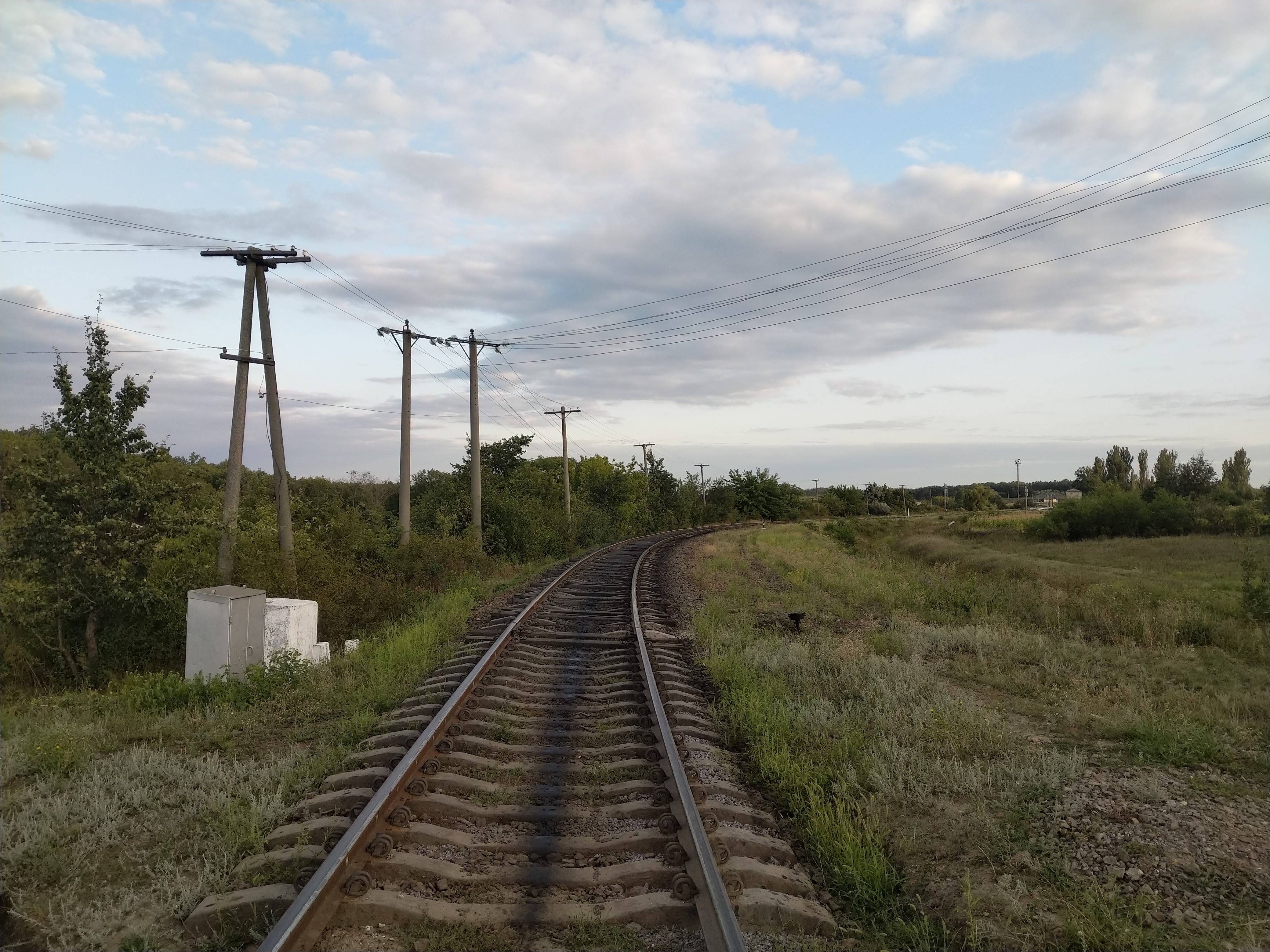 MD, District Cimislia, Satul Zloti (Statie de Cale Ferata), Calea ferată în satul Zloț