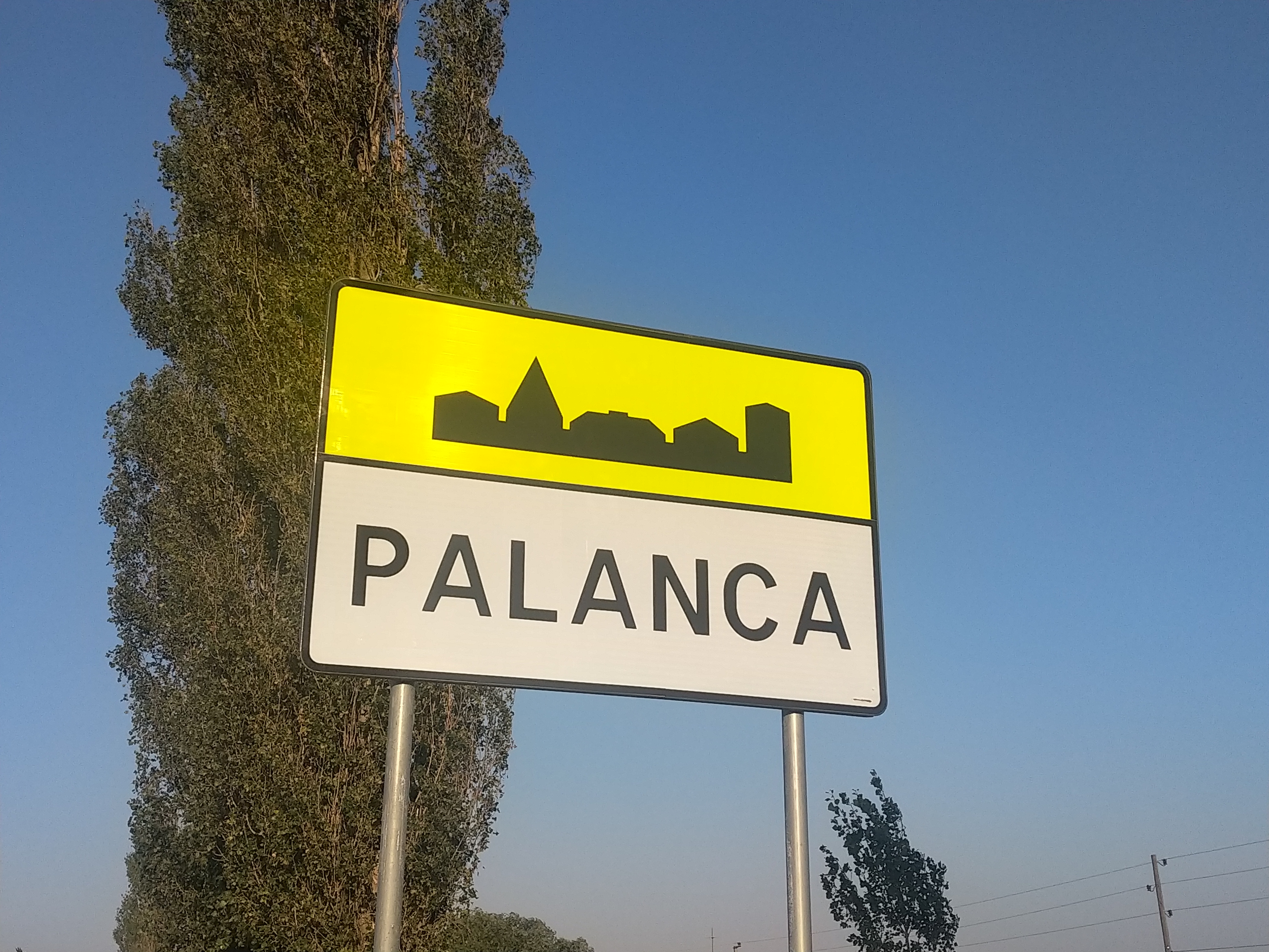 MD, District Stefan Voda, Satul Palanca, Indicator intrare in localitatea Palanca 