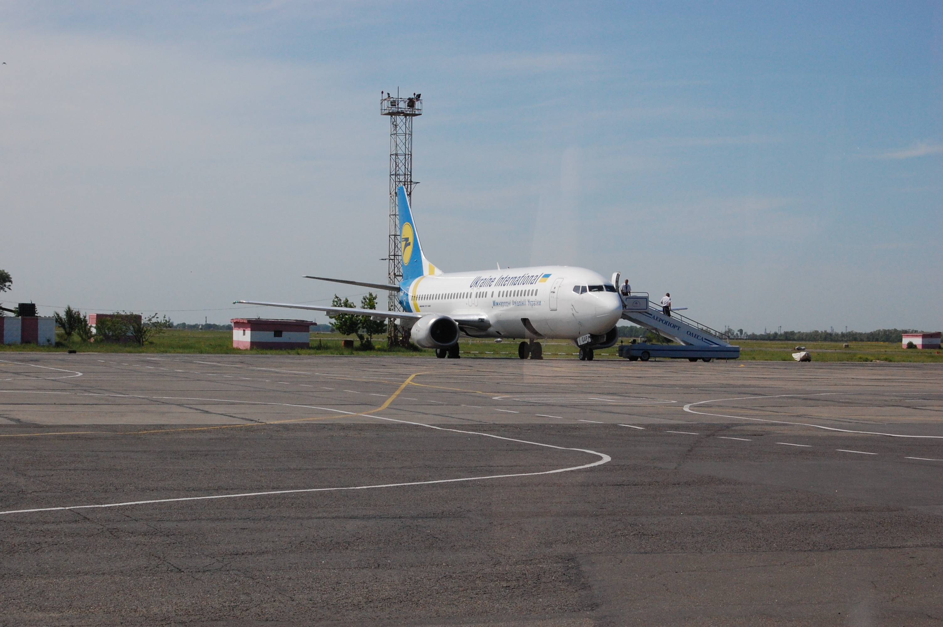 UA, Avion pe Aeropurtul din Odesa