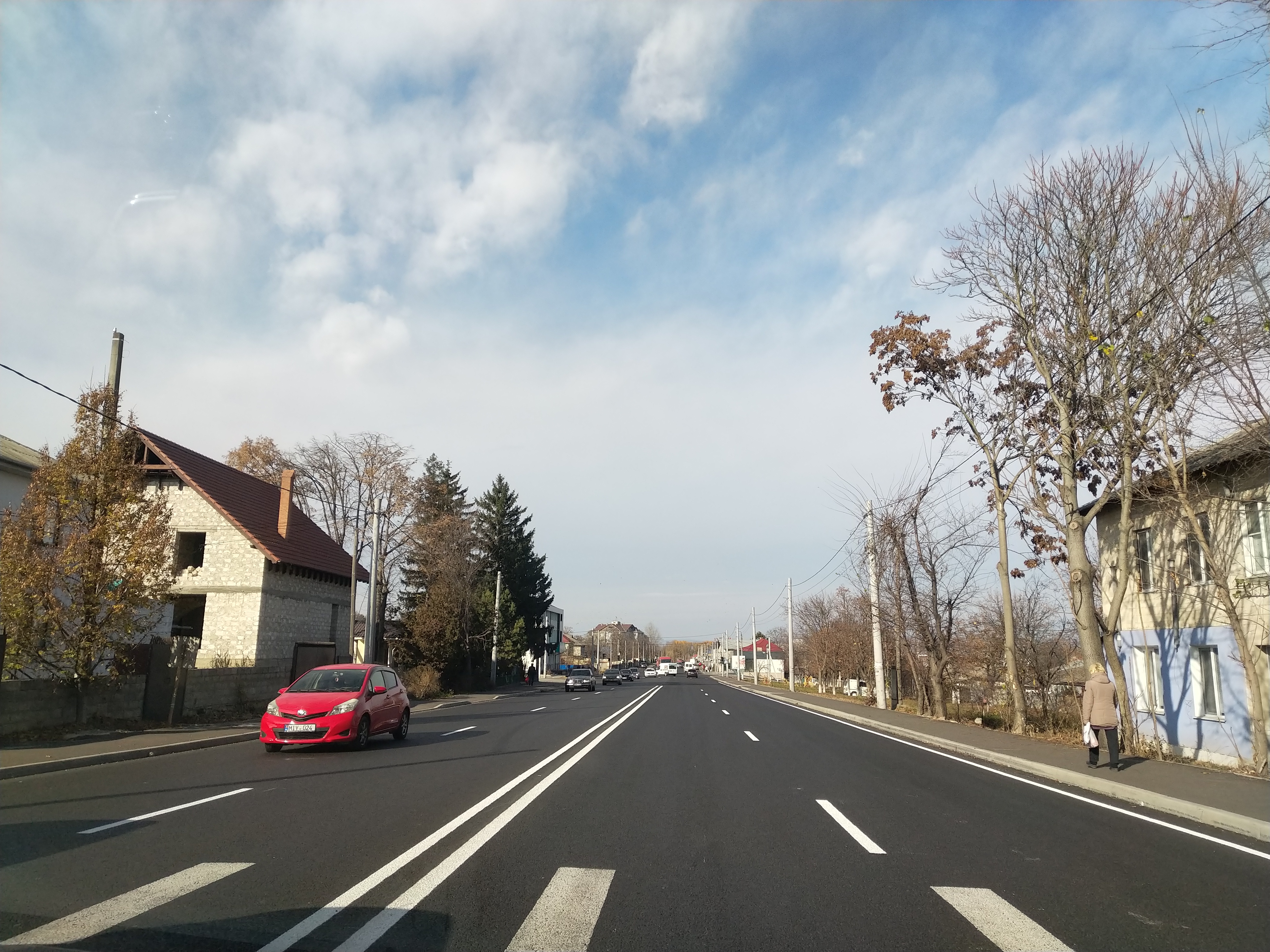MD, Municipality Chisinau, Orasul Vatra, Drumul reparat în orașul Vatra