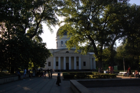 MD, Orasul Chisinau, Catedrala Mitropolitană Naşterea Domnului, Vedere din Strada Puskin