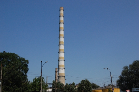 MD, Orasul Chisinau, Coş de evacuare a fumului, SA Centrala Electrica cu Termoficare Nr 1, CET-1