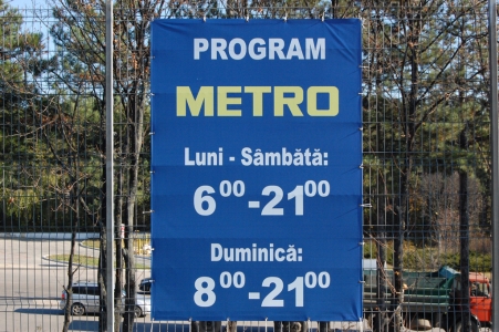 MD, Orasul Chişinău, Magazin Metro Cash & Carry Program de lucru