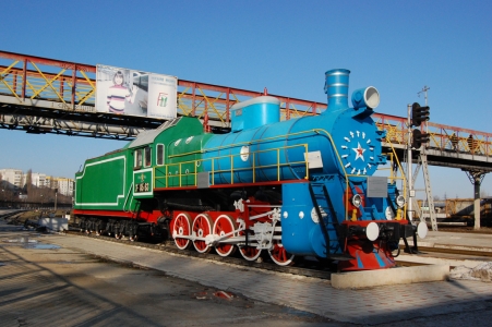 MD, Orasul Chişinău, Gara Feroviară, Locomotivă muzeu