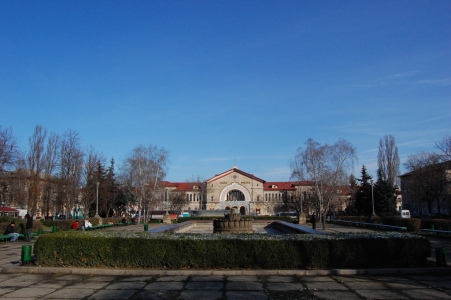 MD, Orasul Chişinău, Gara Feroviară, Parcul Gării, Havuz