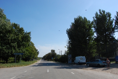 MD, Raionul Cahul, Satul Zîrneşti, Intrarea în satul Zîrnești