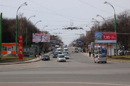 MD, Orasul Chişinău, Botanica, Bulevardul Traian la intersectie cu Bulevardul Dacia
