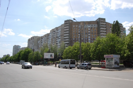 MD, Orasul Chişinău, Vedere spre statia de troleibuze Matei Basarab