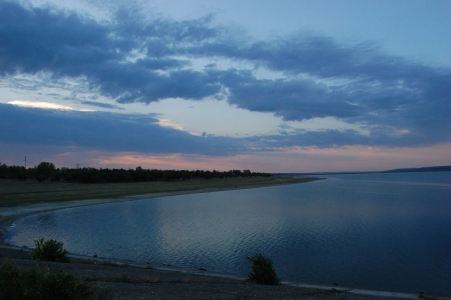 MD, Raionul Taraclia, Satul Balabanu, Lacul de la Balabanu, malul de la sud