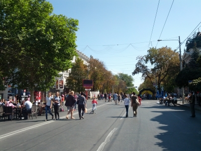 MD, Orasul Chisinau, Zona pietonala din centrul Chisinaului
