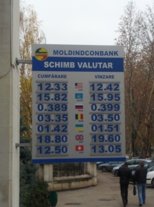 MD, Orasul Chişinău, Schimb valutar MoldIndConBank