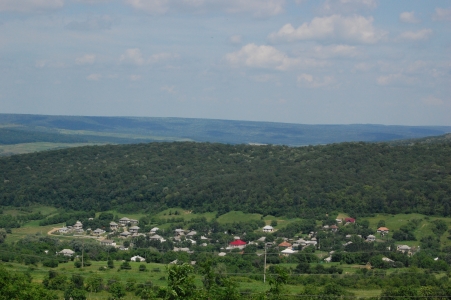 MD, Raionul Călăraşi, Satul Parcani, Vedere spre sat de sus 