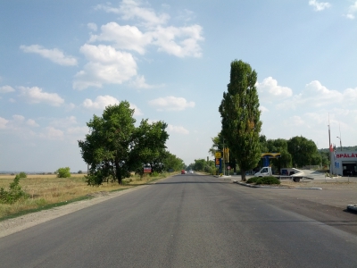 MD, Orasul Cimişlia, Drumul R3 Chisinau-Basarabeasca, Intrarea in orasul Cimislia