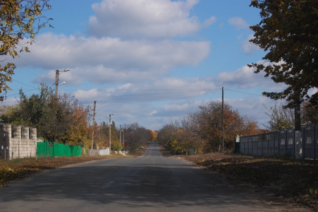MD, District Orhei, Satul Ivancea, Drumul R23 prin sat