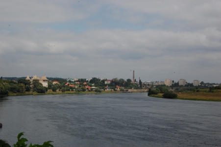 MD, Orasul Soroca, Vedere de pe malul Nistrului spre Cetatea Soroca