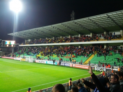 MD, Orasul Chişinău, Stadionul Zimbru, Meciul Moldova - Irlanda, Tribunele cu suporteri