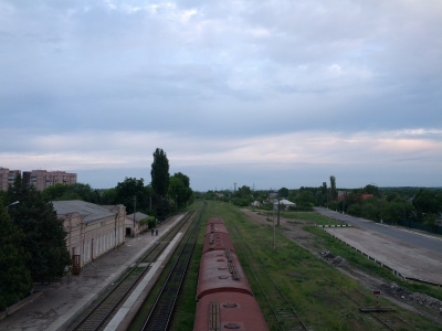 MD, Orasul Drochia, Vedere spre gara de trenuri