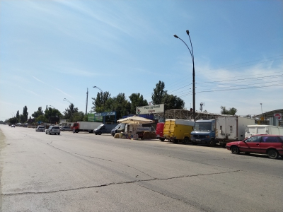 MD, Orasul Chişinău, Strada Calea Basarabiei la Piata Revenco