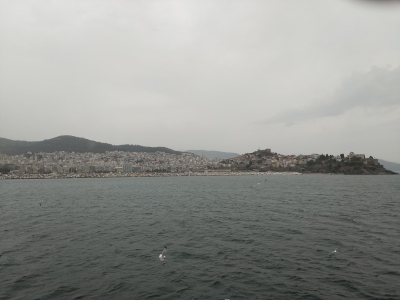 GR, Thasos, Vedere spre orasul Kavala