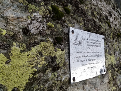 RO, Cârţişoara, Loc unde a murit un alpinist