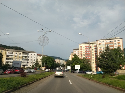 RO, Strada Mihai Viteazul in Piatra Neamt