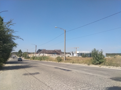 MD, Municipiul Chişinău, Satul Stăuceni, Chișinău Arena vedere de pe Strada Bucovinei