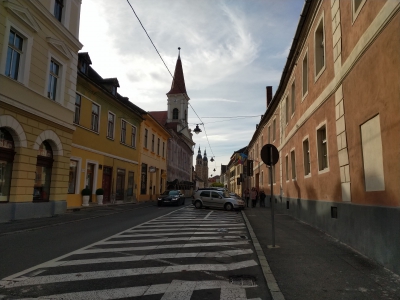 RO, Strada in Orasul Vechi din Sibiu
