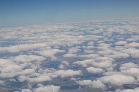 TR, Turcia, Deasupra norilor vedere din Avion