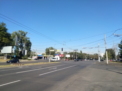MD, Orasul Chisinau, Intersecția Bulevardului Dacia cu Strada Zelinski
