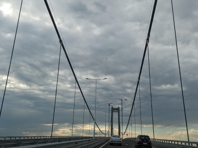 RO, Podul suspendat la Dunăre 