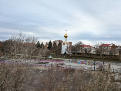 MD, Orasul Tiraspol, Vedere de pe podul peste râul Nistru 