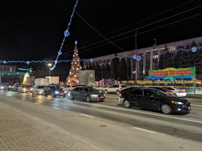MD, Orasul Chişinău, Piața marii adunări naționale de Crăciun 