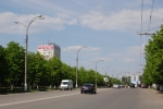 Bulevardul Moscova, Parcul Mezon, Vedere spre strada Studentilor