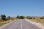 Drumul L461 Molești-Ialoveni la eșire din satul Costești