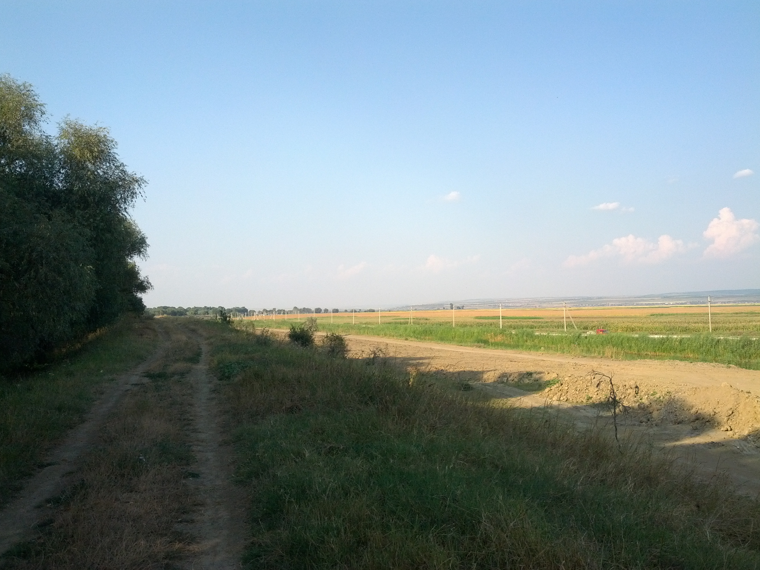 MD, District Cahul, Satul Zirnesti, Ses, Vedere spre satul Cucoara