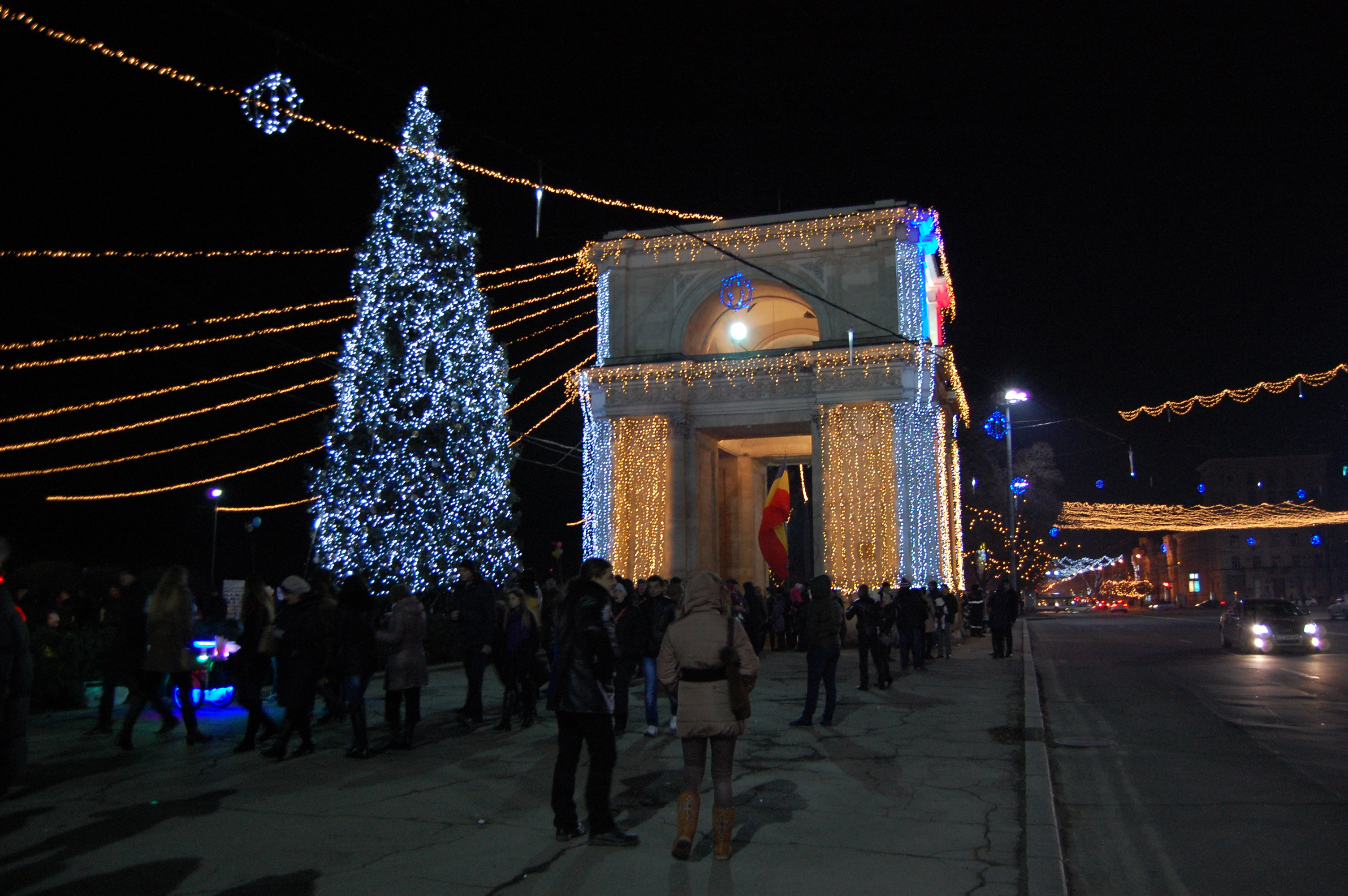 MD, Orasul Chisinau, Bradul de Anul Nou