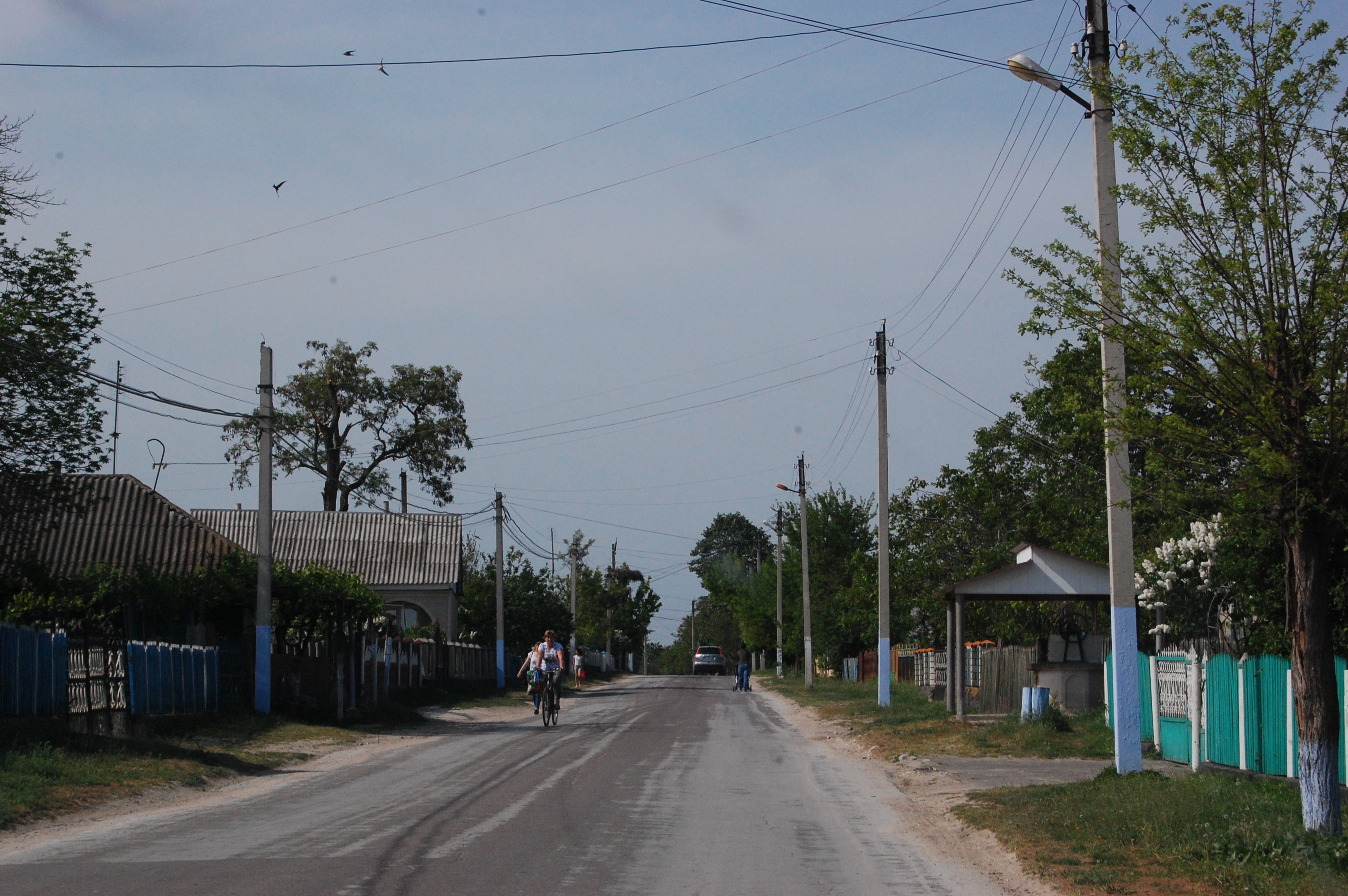MD, District Glodeni, Satul Balatina, Drumul prin centrul satului