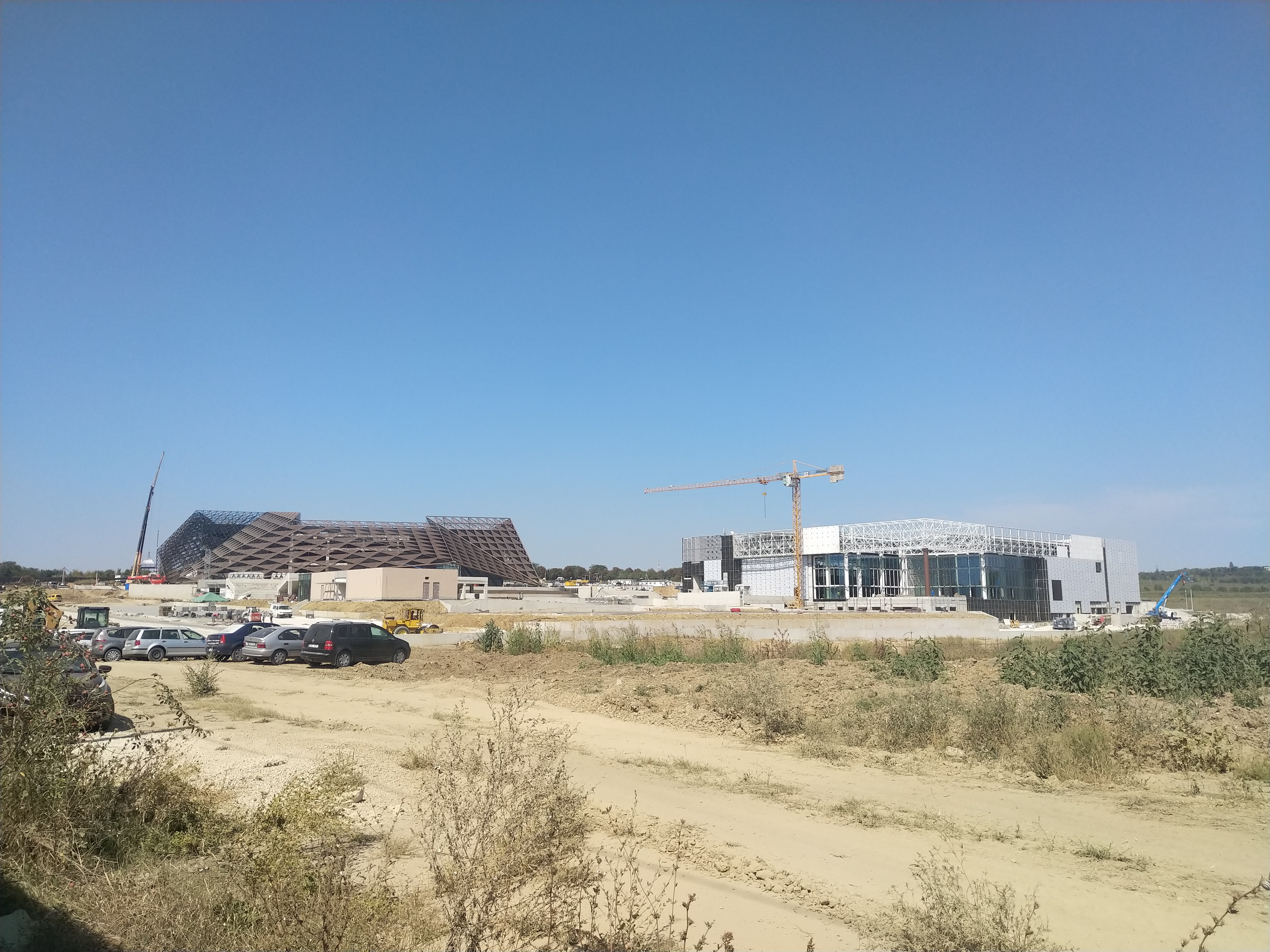 MD, Municipality Chisinau, Satul Stauceni, Arena națională Chișinău în construcție