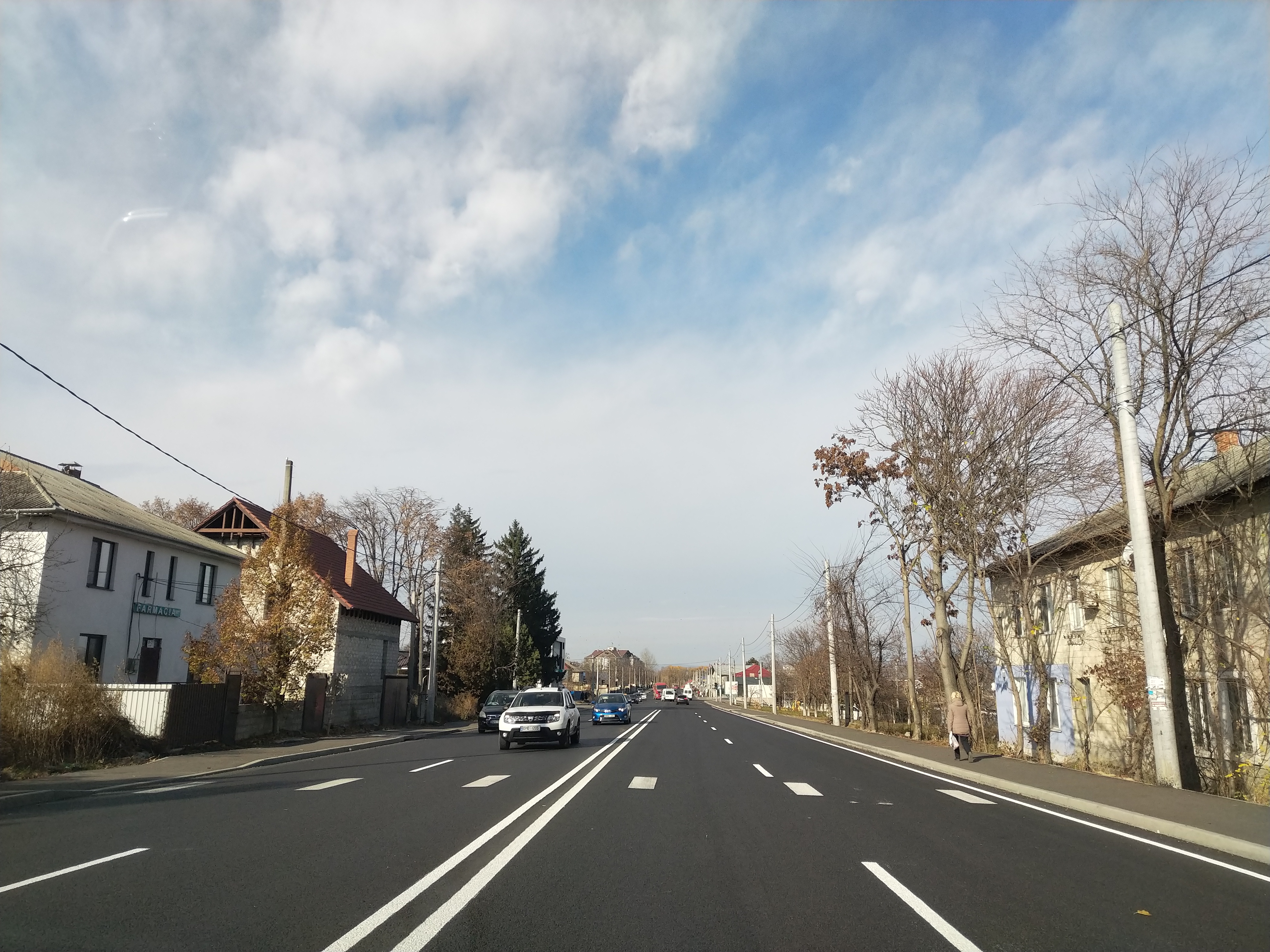 MD, Муниципалитет Chisinau, Orasul Vatra, Marcaje noi pe drumul central în orașul Vatra