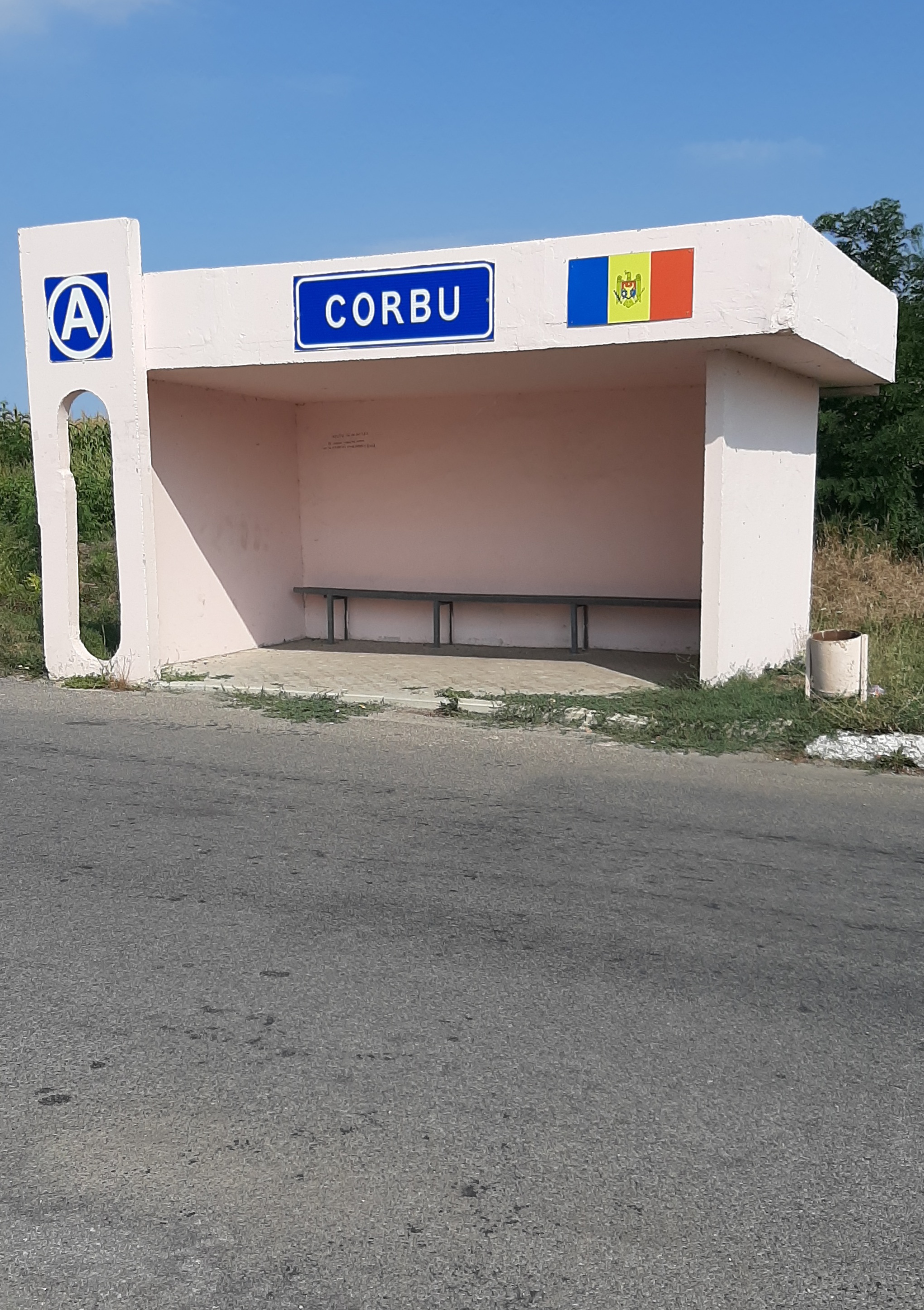 MD, Район Donduseni, Satul Corbu, Stația auto a satului Corbu, raionul Dondușeni