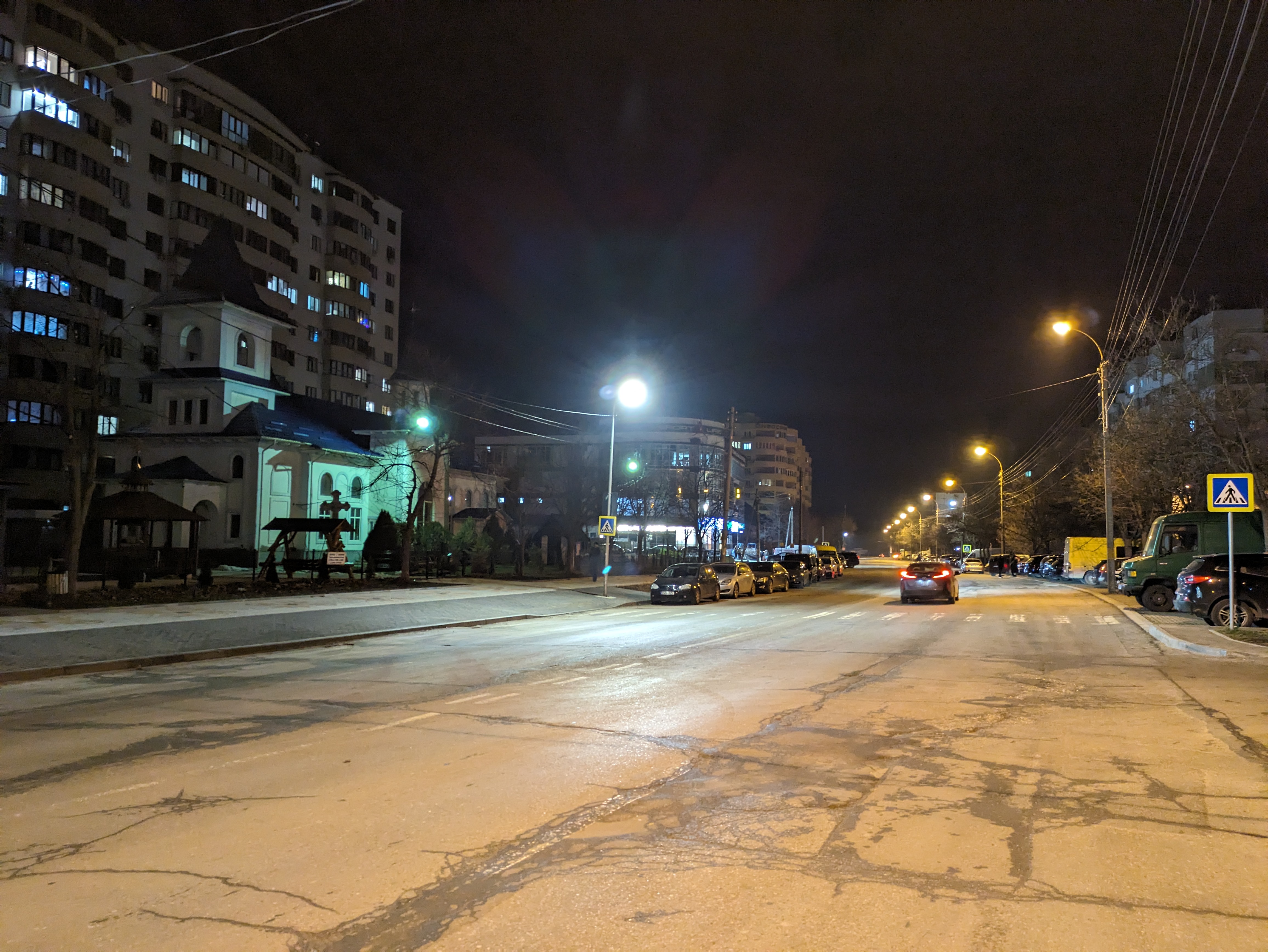 MD, Orasul Chisinau, Strada Sadoveanu Noaptea, Biserica „Sfinții Ștefan cel Mare și Daniil Sihastru”