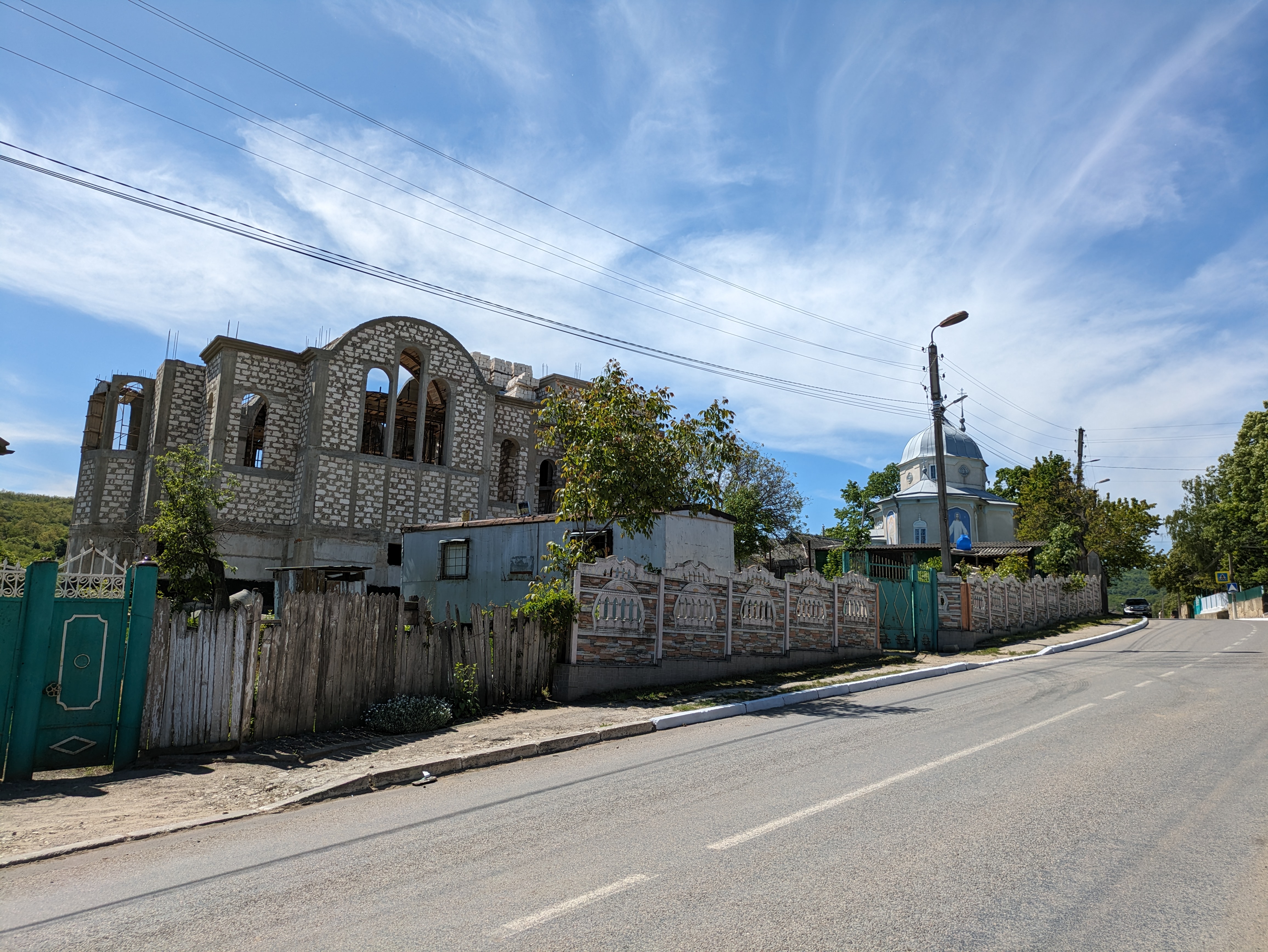 MD, Raionul Străşeni, Satul Pănăşeşti, Biserica nouă în construcție 