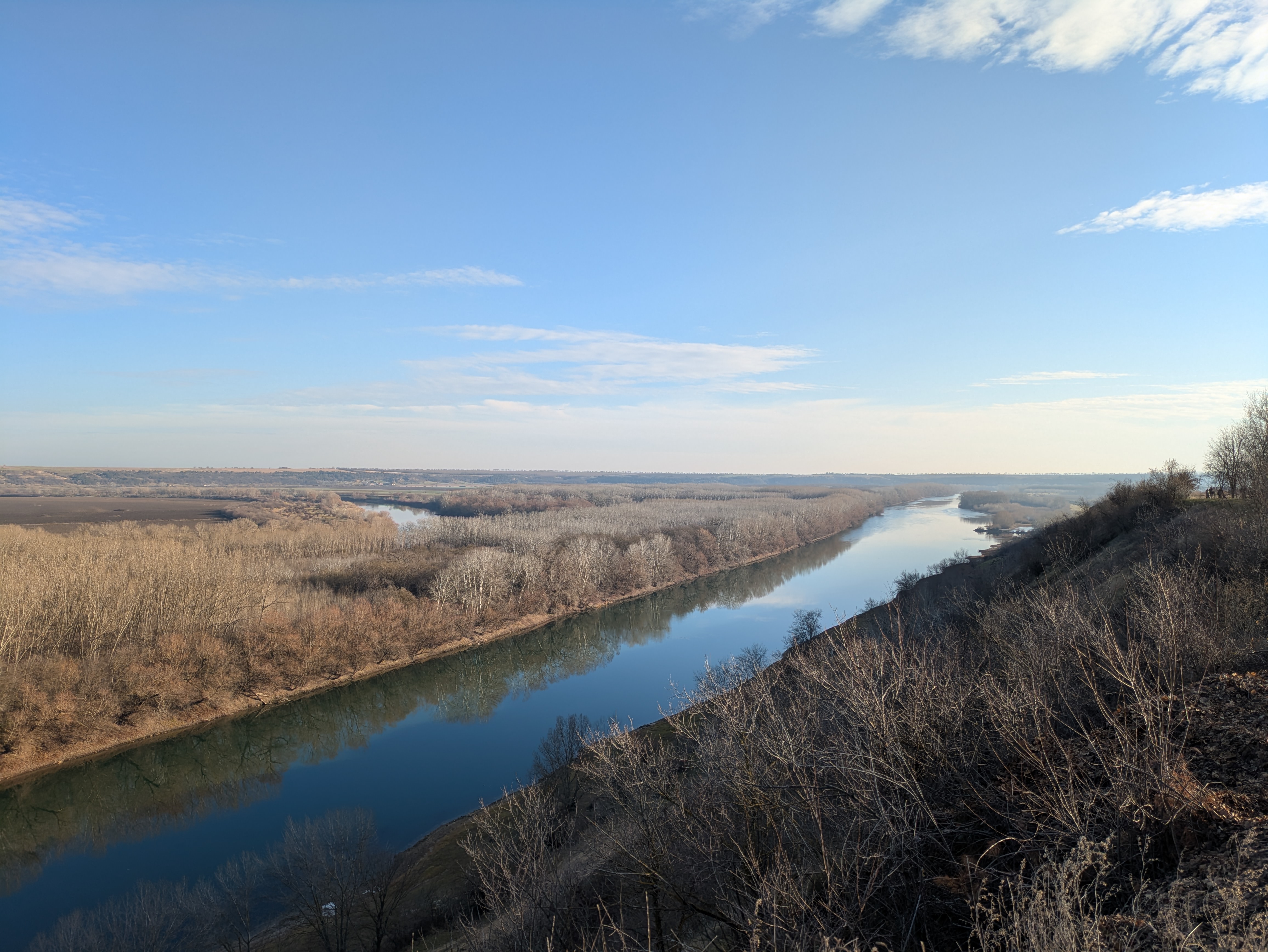 MD, Район Anenii Noi, Satul Serpeni, Râul Nistru la a Șerpeni 