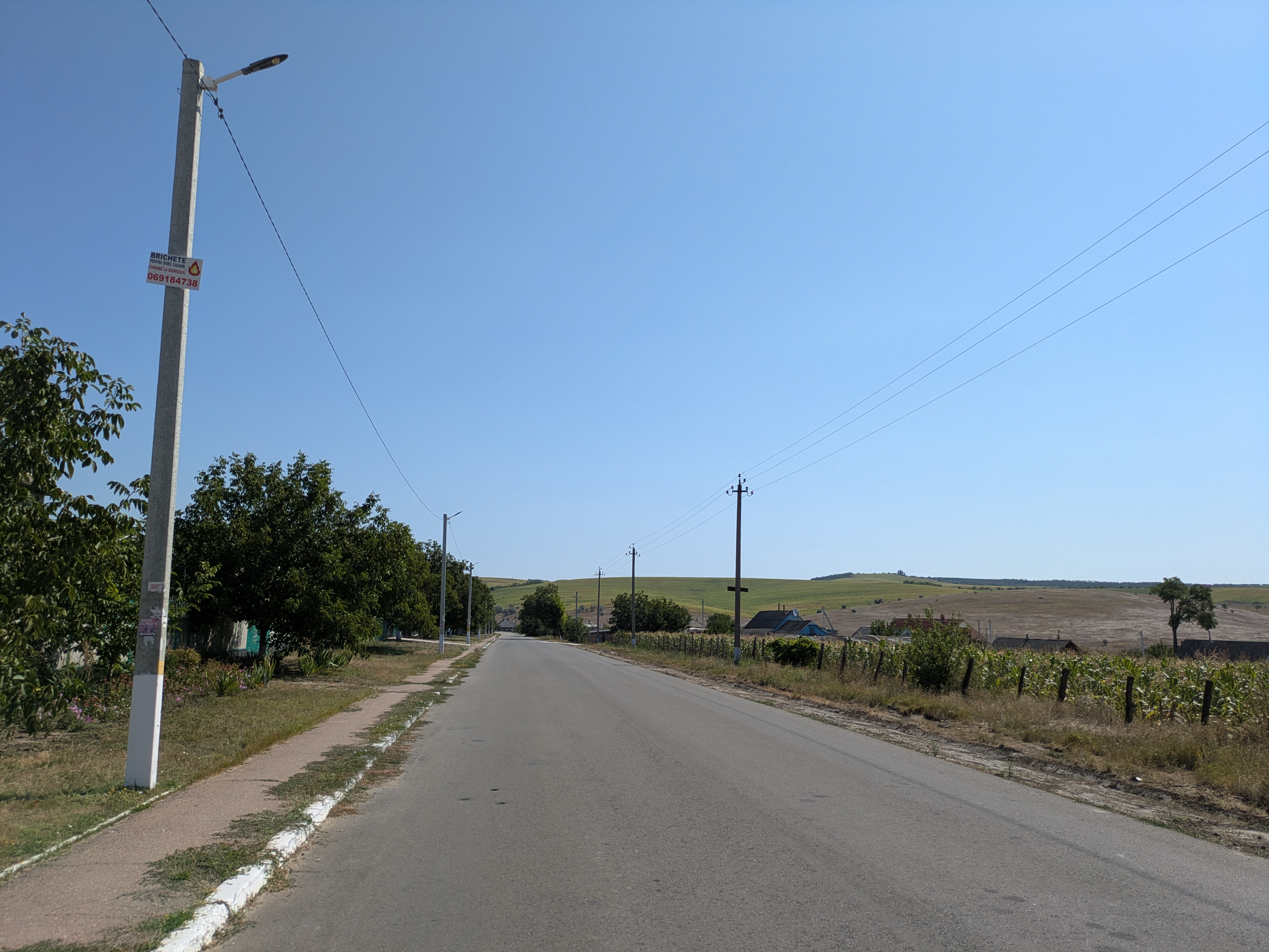 MD, Район Cimislia, Satul Iurievca, Drumul Porumbeni - Valea Perjei